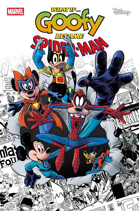WHAT IF GOOFY BECAME SPIDER-MAN #1 ANDREA FECCERO VAR