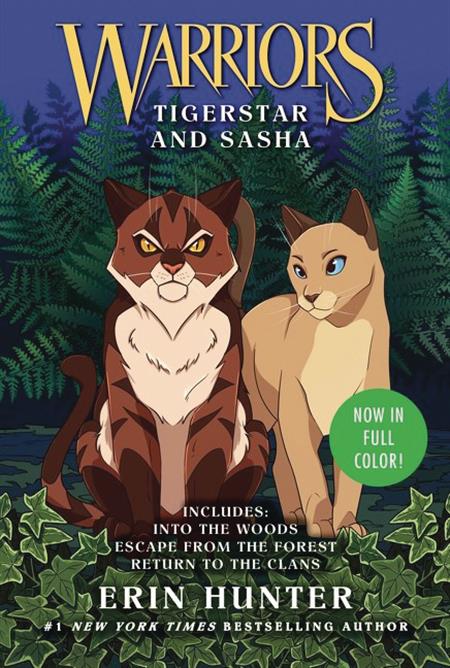 WARRIORS TIGERSTAR & SASHA FULL COLOR 3IN1 GN