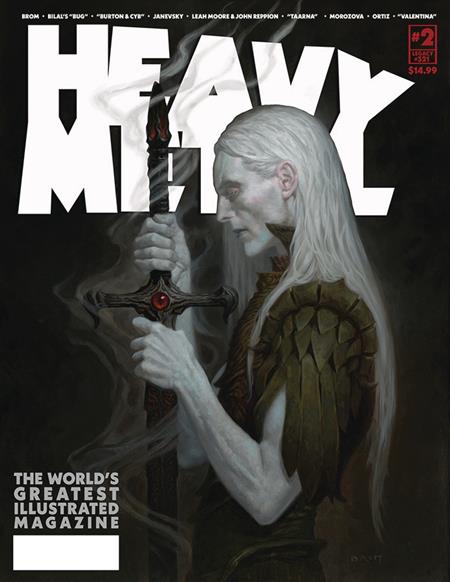 HEAVY METAL MAGAZINE #2 CVR A BROM (MR)