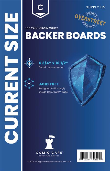 COMICARE CURRENT BOARDS (PACK OF 100) (Net)