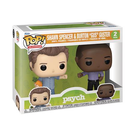 POP TELEVISION PSYCH SHAWN & GUS 2PK FIG