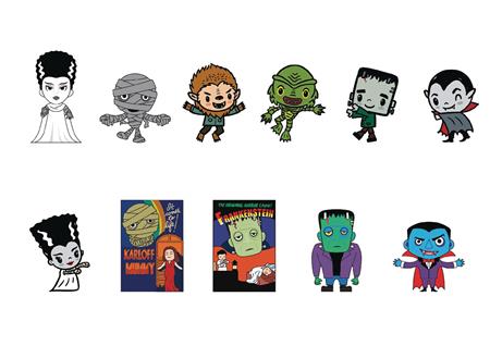 UNIVERSAL MONSTERS SERIES3 24PC FOAM BAG CLIP BMB DS (Net)