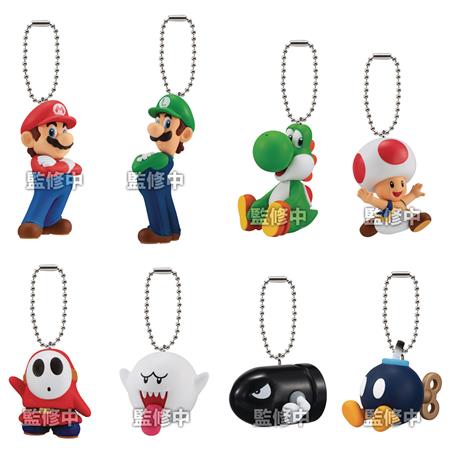 SUPER MARIO BROS MASCOT CHARM COLLECTION 10PC BLIND BAG ASST
