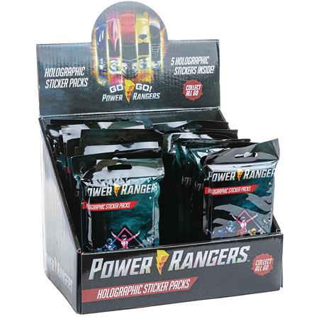 POWER RANGERS HOLOGRAPHIC STICKER PACK 24PC BMB DS (Net)