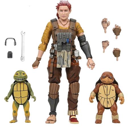 TMNT LAST RONIN GRAMMY APRIL W/ BABY YI & MOJA 7IN AF (Net)