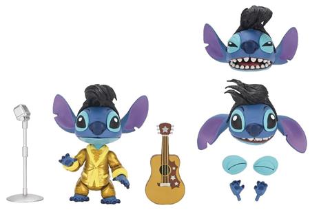 LILO & STITCH ULT GOLD SUIT ELVIS STITCH 7IN AF (Net)