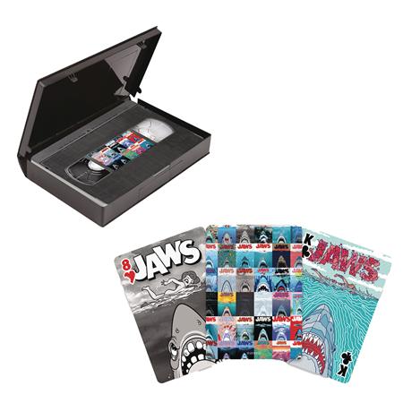 JAWS POSTERS PREMIUM VHS TAPE PLAYING CARDS (Net)
