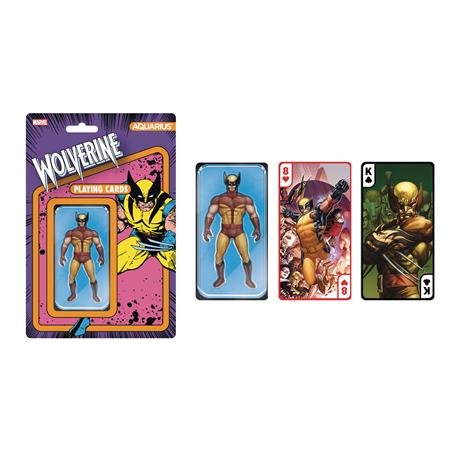 WOLVERINE ACTION FIGURE PLAYING CARDS (Net)