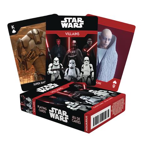 STAR WARS VILLAINS PLAYING CARDS (Net) 