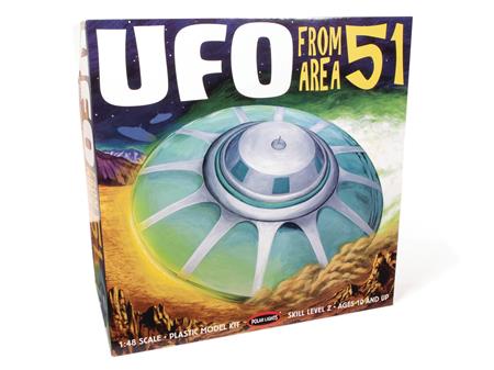 MPC AREA 51 UFO SPACESHIP 1/48 SCALE MODEL KIT (Net)