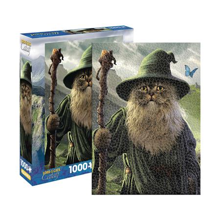 LORD OF THE CATS CATDALF 1000PC PUZZLE (Net)