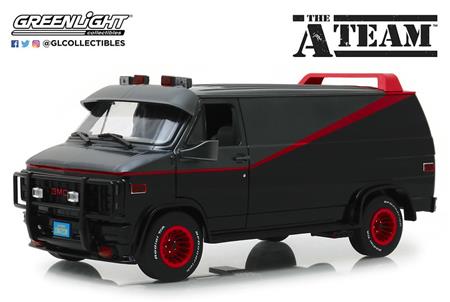 THE A-TEAM TV SERIES 1/18 SCALE 1983 GMC VANDURA (Net)