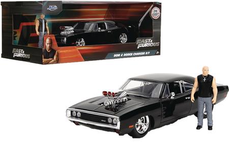 HWR FAST FURIOUS F1 DODGE CHARGER W/ DOM 1/24 DIE-CAST VEH