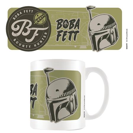 STAR WARS BOBA FETT TECHNICAL 11OZ CERAMIC MUG (Net)
