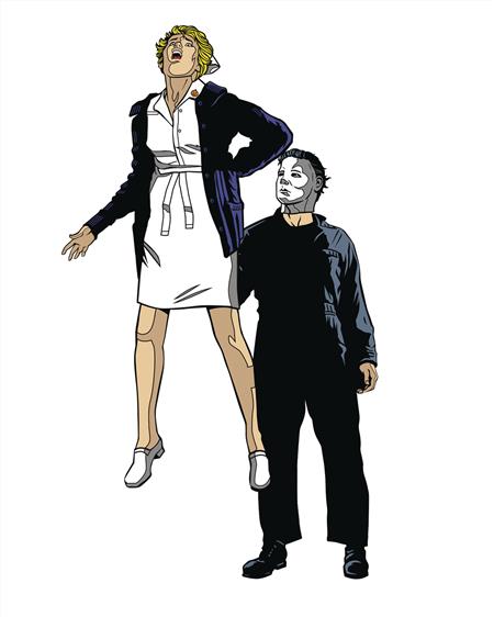 HALLOWEEN II NURSE JILL ENAMEL PIN (Net)