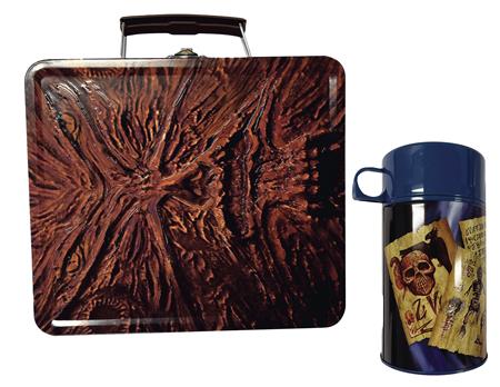 TIN TITANS ARMY OF DARKNESS NECRONOMICON PX LUNCH BOX W/BEV