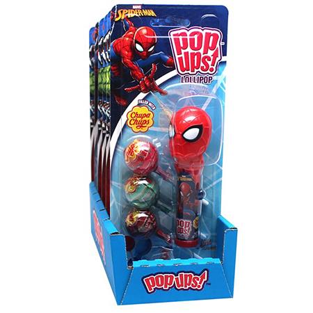 POP UPS LOLLIPOP AVENGERS 6PC CS (Net)