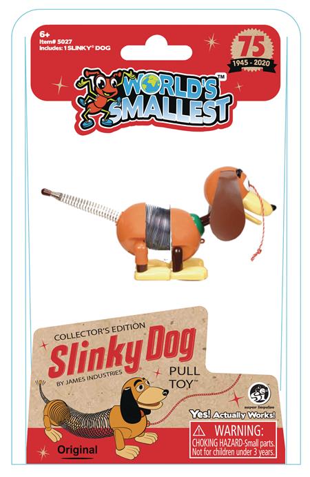 WORLDS SMALLEST SLINKY DOG TOY (Net)