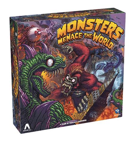 MONSTERS MENACE THE WORLD BOARD GAME