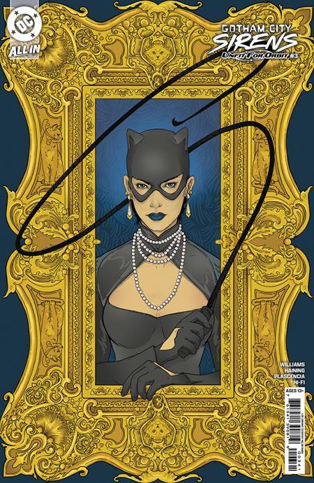 GOTHAM CITY SIRENS UNFIT FOR ORBIT #3 (OF 5) CVR E INC 1:25 HELEN MASK CARD STOCK VAR