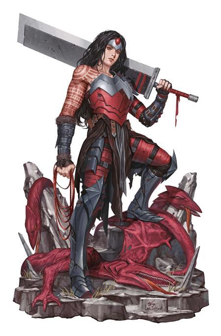ABSOLUTE WONDER WOMAN #10 CVR D INC 1:25 INHYUK LEE CARD STOCK VAR