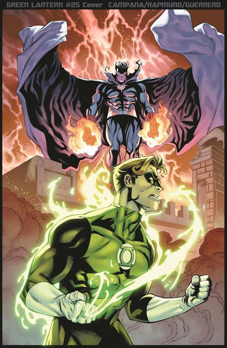 GREEN LANTERN #25 CVR G INC 1:25 CHRIS CAMPANA CARD STOCK VAR