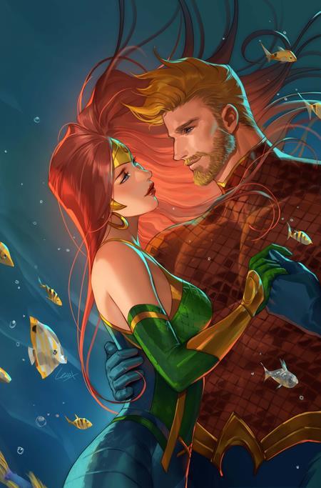 AQUAMAN #7 CVR C LESLEY LEIRIX LI CARD STOCK VAR