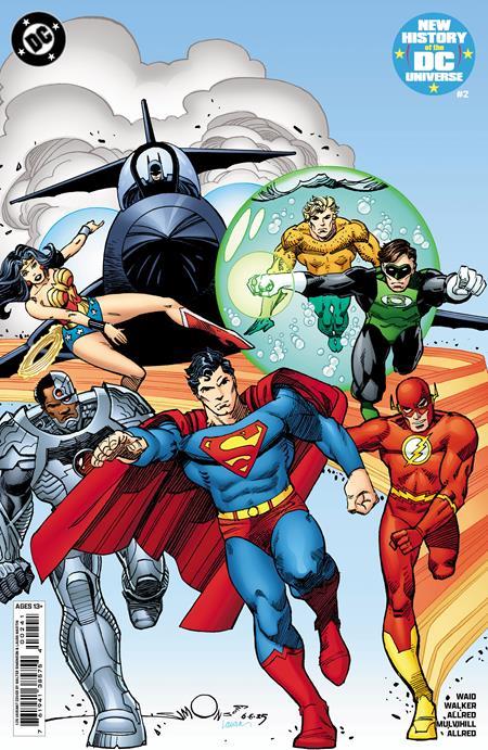 NEW HISTORY OF THE DC UNIVERSE #2 (OF 4) CVR G INC 1:25 KARL KERSCHL CARD STOCK VAR
