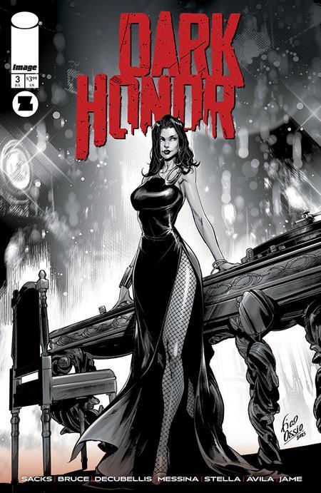 DARK HONOR #3 (OF 5) CVR B INC 1:10 FICO OSSIO B&W VAR