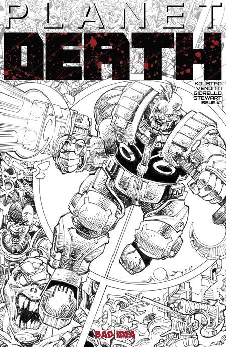 PLANET DEATH #1 (OF 4) CVR F INC 1:100 WALTER SIMONSON VAR