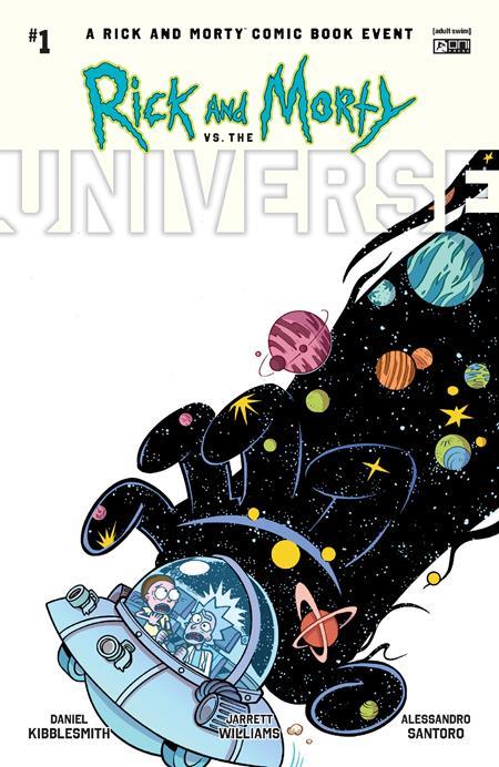 RICK AND MORTY VS THE UNIVERSE #1 (OF 4) CVR G INC 1:50 JARRETT WILLIAMS PRIME VAR