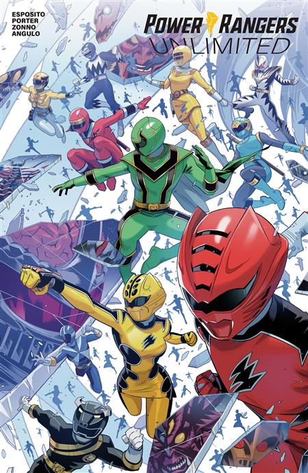 POWER RANGERS UNLIMITED #1 C EVERY RANGER EVER CARDSTOCK CONNECTING VARIANT (DRESSED ZONNO)