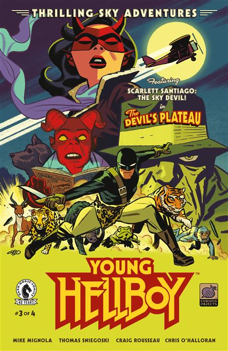 YOUNG HELLBOY THRILLING SKY ADVENTURES #3 (CVR B) (MICHAEL CHO)