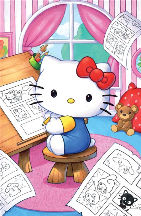 HELLO KITTY AND FRIENDS HELLO WORLD! #1 VARIANT RI 1:50 (ZULLO UMINGA FULL ART)