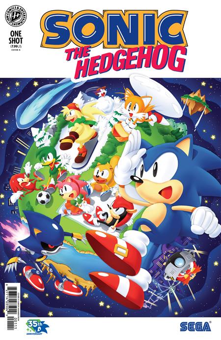 SONIC THE HEDGEHOG 35TH ANNIVERSARY SPECIAL VARIANT B (HAMMERSTROM)