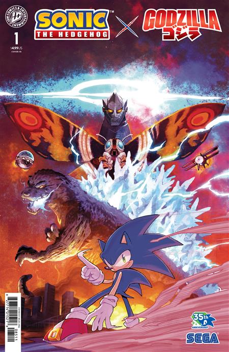 SONIC THE HEDGEHOG X GODZILLA #1 VARIANT RI 1:50 (ARQ)
