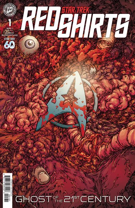 STAR TREK RED SHIRTS--GHOST OF THE 21ST CENTURY #1 VARIANT RI 1:15 (BURNHAM)