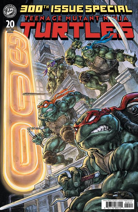 TEENAGE MUTANT NINJA TURTLES #20 300TH ISSUE SPECIAL COVER A (WILLIAMS II)