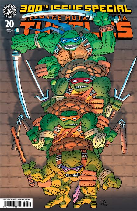 TEENAGE MUTANT NINJA TURTLES #20 300TH ISSUE SPECIAL VARIANT C (MILLER)