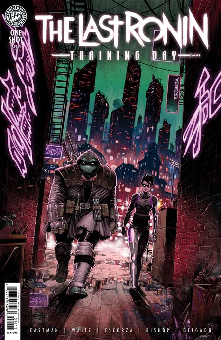 TEENAGE MUTANT NINJA TURTLES THE LAST RONIN--TRAINING DAY COVER A (ESCORZA BROTHERS)