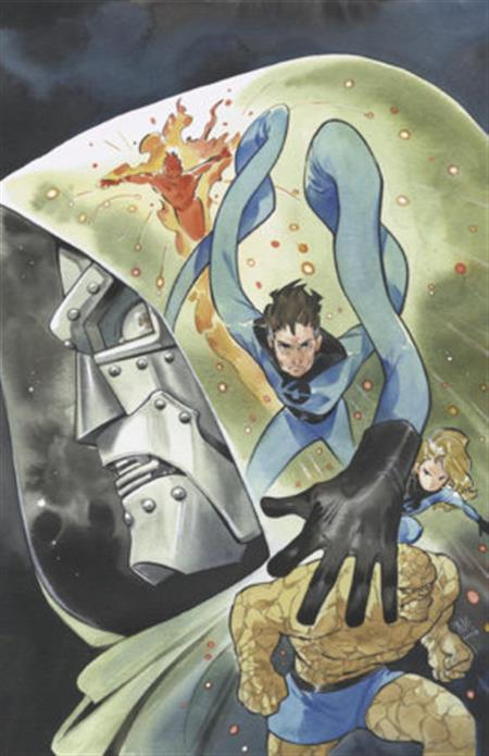 CHALLENGES OF DOOM MR. FANTASTIC #1 1:100 PEACH MOMOKO VIRGIN VARIANT