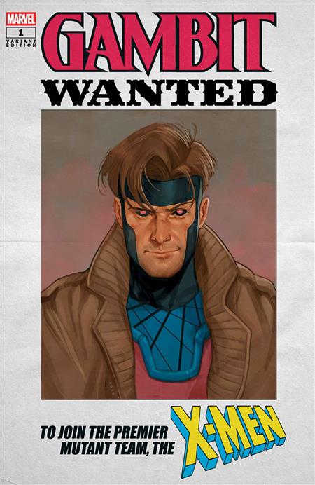 GAMBIT WANTED #1 PHIL NOTO WANTED VARIANT A