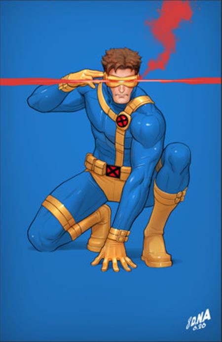 X-MEN #33 1:50 DAVID NAKAYAMA COLOR BLOCK BLUE VIRGIN VARIANT