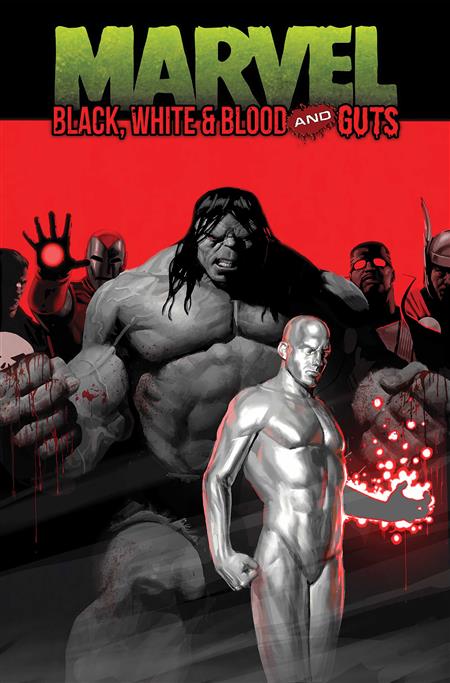 MARVEL BLACK WHITE & BLOOD AND GUTS TP