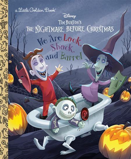 WE ARE LOCK SHOCK AND BARREL (DISNEY TIM BURTON'S THE NIGHTMARE BEFORE CHRISTMAS) HC