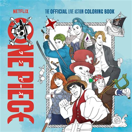 ONE PIECE THE OFFICIAL LIVE ACTION COLORING BOOK SC