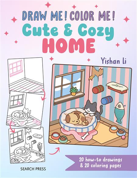 DRAW ME! COLOR ME! CUTE & COZY HOME TP
