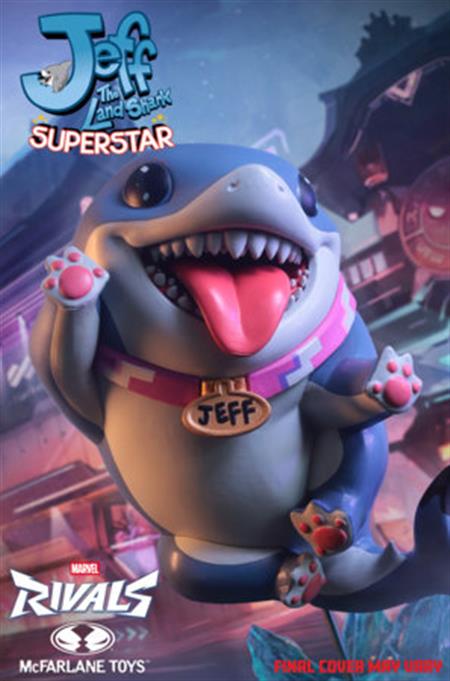 JEFF THE LAND SHARK SUPERSTAR #1 MCFARLANE TOYS MARVEL RIVALS VARIANT