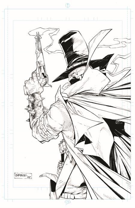 GUNSLINGER SPAWN #56 CVR B CARLO BARBERI RAW ART VAR