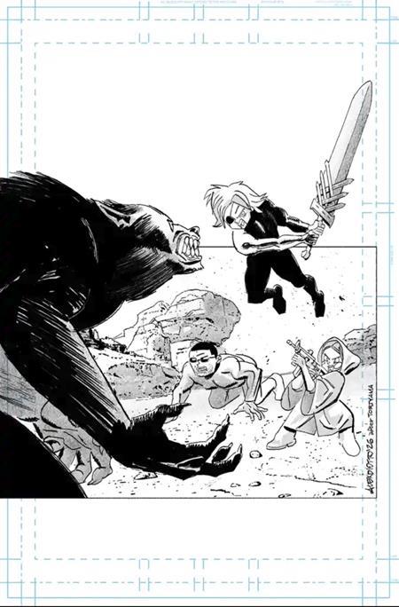 LOST FANTASY #12 CVR D INC 1:50 ALEX DIOTTO VIRGIN RAW ART VAR